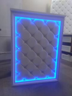 Ресепшн LED с цветной подсветкой. ресепшен стойка