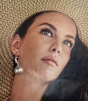 Серьги жемчуг майорика