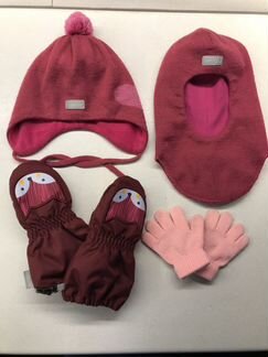 Шапка, варежки lassie