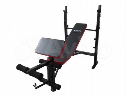 Скамья для жима и пресса со стойками новая