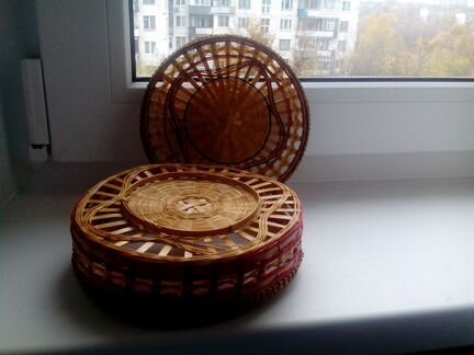 Шкатулка из соломки