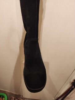 Сапоги замша, натуральный мех