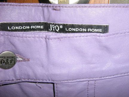 Бриджи эко-кожа 7/8 Италия 44/46