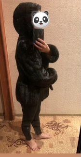 Норковая шуба с копюшоном