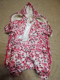 Меховой конверт с комбенезоном