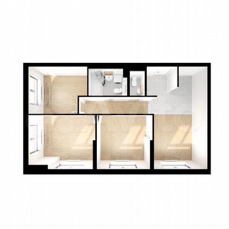 3-к квартира, 69 м², 3/24 эт.