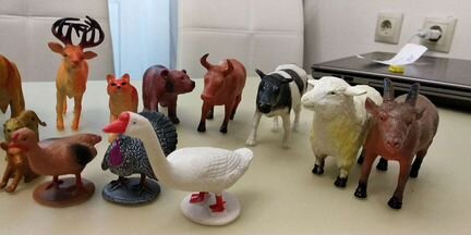 Продам набор животных и птиц