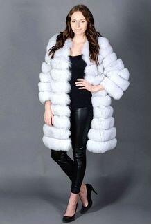 Шуба из песца