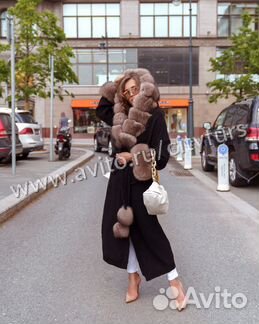 Кардиган с мехом