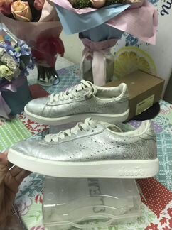 Кеды diadora серебристые