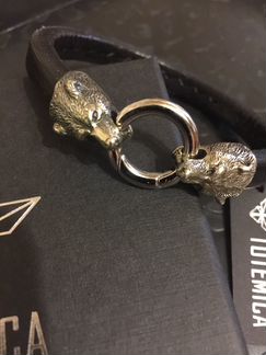 Браслет с головами медведей