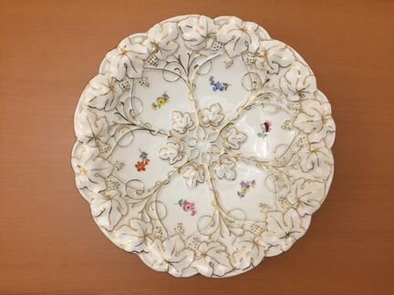 Тарелка Мейсен Meissen Антиквариат
