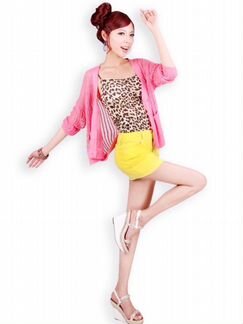 Желтая мини юбка от Terranova