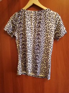 Блузка леопардовая