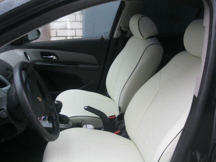 Модельные чехлы Шевроле Круз из экокожи