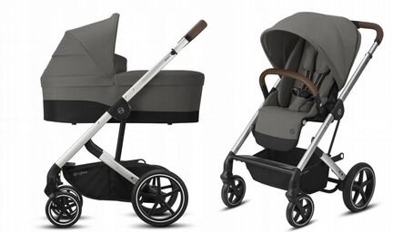 Коляска Cybex Balios S lux Silver Soho grey