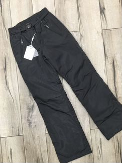 Брюки утепленные для девочки, тм Pulka, цвет графи