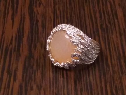 Кольцо Orange Chalcedony