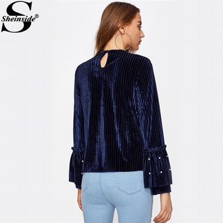 Бархатная блузка (новая)