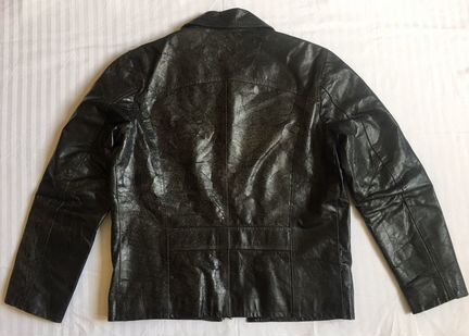 Куртка мужская кожа утеплённая Италия, р.48/50