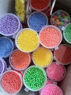 Шарики пенопластовые