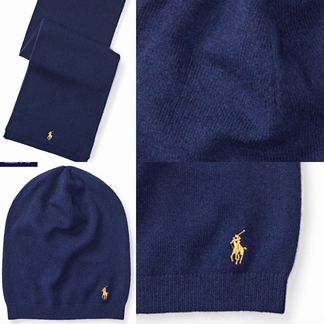 Ralph Lauren комплект шапка + шарф. Шерсть. Оригин