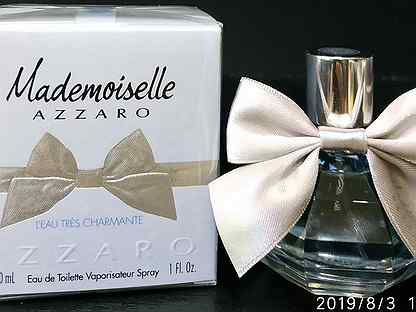 Azzaro mademoiselle charmante. Azzaro Mademoiselle EDT 30ml. Духи мадмуазель Azzaro голубые. Духи Mademoiselle Azzaro l'Eau tres Charmante. Мадмуазель Аззаро желтые.