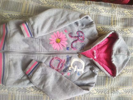 Толстовка на молнии для девочки