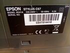 Принтер струйный epson stylus C67 model. B341A объявление продам