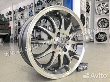 Диски ls 229 4x100 r15 #202 хромьё спицы полка