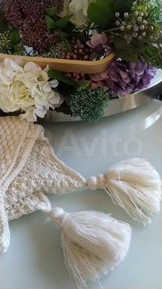 Вязаный плед