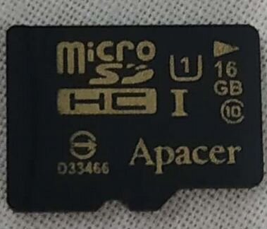 MicroSD нс Apacer 16гб 10clas