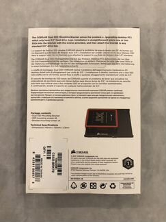 Corsair крепление для двух SSD