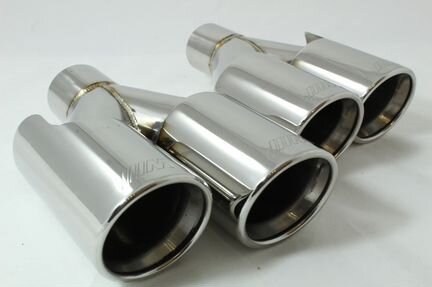 Насадки BMW 5 G30 F10 X3 X4 F25 F26 /M двойные