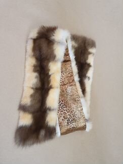 Шарф из натурального меха