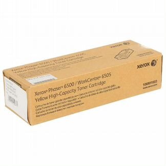 Оригинальный картридж Xerox 106R01603, желтый