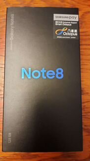 Samsung Galaxy Note8 коробка оригинал