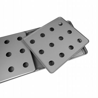 Крышка поддона гидропоники 1250x550 12 отв. 55 мм