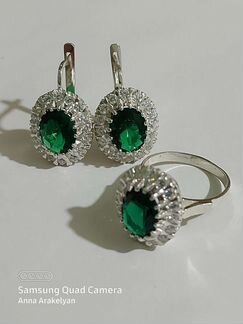 Комплект серебро 925 пробы