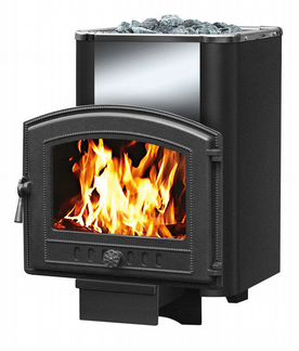 Чугунная печь везувий Сенсация 28 Антрацит (224)