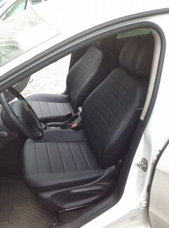 Модельные чехлы Пежо 408 из экокожи