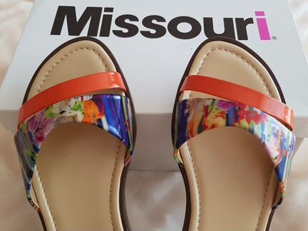 Оранжевые Босоножки от Missouri кожа 34 EUR