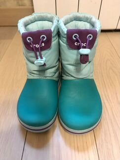 Детские осенне-зимние сапоги crocs