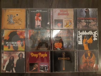 CD диски led zeppelin, deep purple, Slade и тд