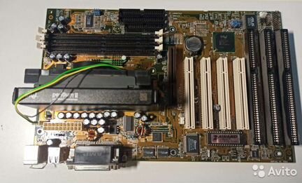 Pentium материнская плата Slot 1 Asus P2B v1.04 Ag