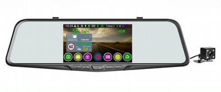 Авто видеорегистратор-зеркало с радар-детектором G