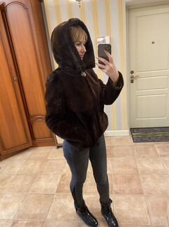 Шуба из кролика 42-44 размер