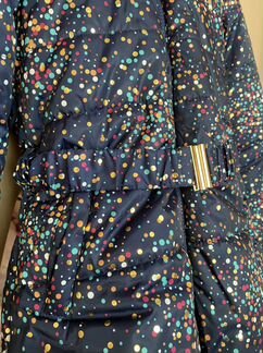 Зимнее пальто для девочки с натуральным мехом