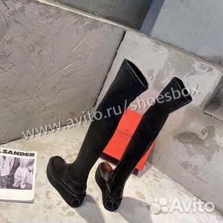 Ботфорты Valentino натуральная кожа