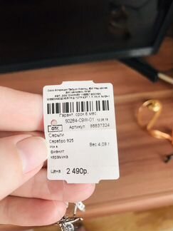 Серебряные серьги новые